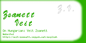 zsanett veit business card